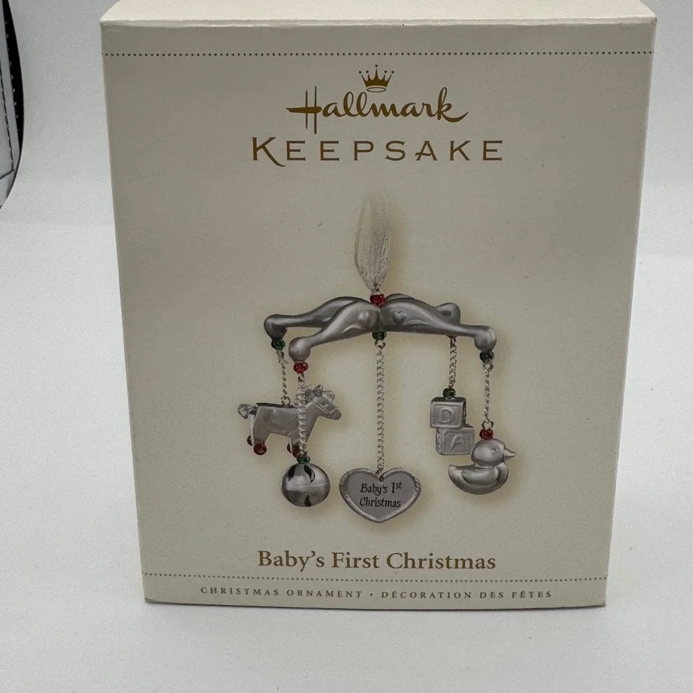 Hallmark Keepsake 2006 Babys First Christmas Mobile Ornament Katrina Bricker